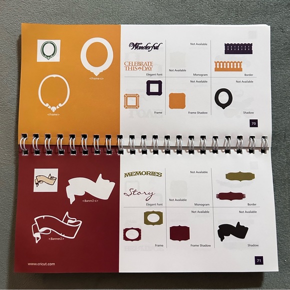 Cricut Creative Memories Reminisce Accents - Picture 10 of 16